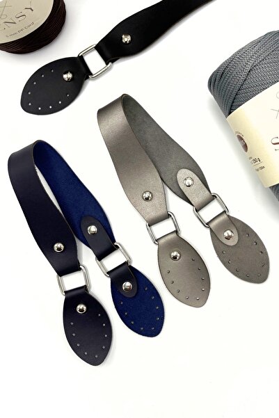 SENSY Suni Deri Çanta Sapı 43 Cm Taba