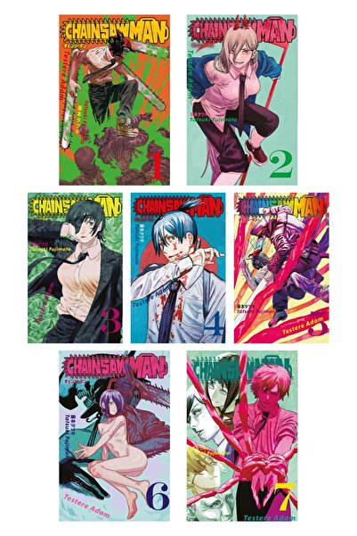 Gerekli Şeyler Yayıncılık Chainsaw Man 1-2-3-4-5-6-7 Manga Seti
