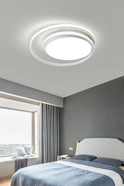 Lenart Lighting Galaksi Model Yuvarlak Led Avize,yüksek Aydınlatmalı,kumandalı Avize,3 Renk Aydınlatma Tavan Avizesi