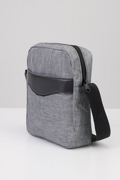Tudors Γκρι Unisex Crossbody Ρυθμιζόμενη Τσάντα ώμου