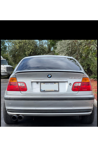 Harphour Bmw Aksesuar E46 Uyumlu Bagaj Üstü M3  İthal Piaoblack Spoiler