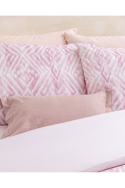Madame Coco Σετ Παπλωματοθήκη Darcia King Size 100% Cotton Ranforce Printed - Πούδρα