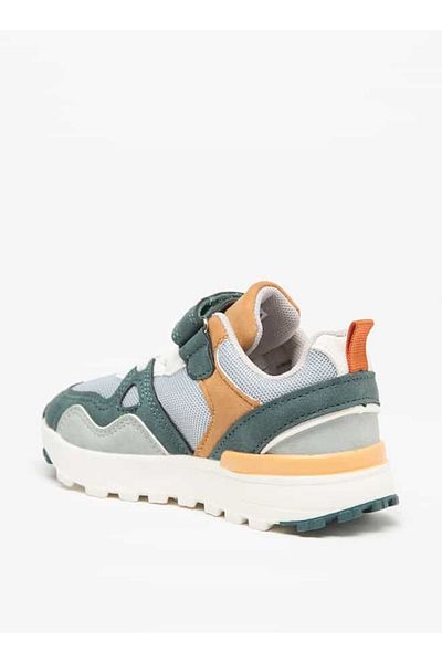 LBL by Shoexpress Panelled Sneakers with Hook and Loop Closure