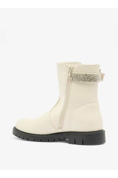 Flora Bella by Shoexpress Flora Bella Embellished Accent High Cut Boots with Zip Closure