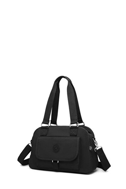SMART BAGS Γυναικεία τσάντα ώμου Crinkle Black SMB1122
