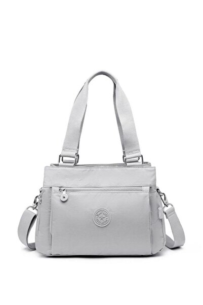 SMART BAGS Smeđa svetlo siva ženska torba za rame SMK 1125