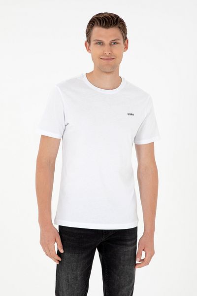 U.S. Polo Assn. Ανδρικό λευκό T-Shirt - Basic Model 50284640 -VR013