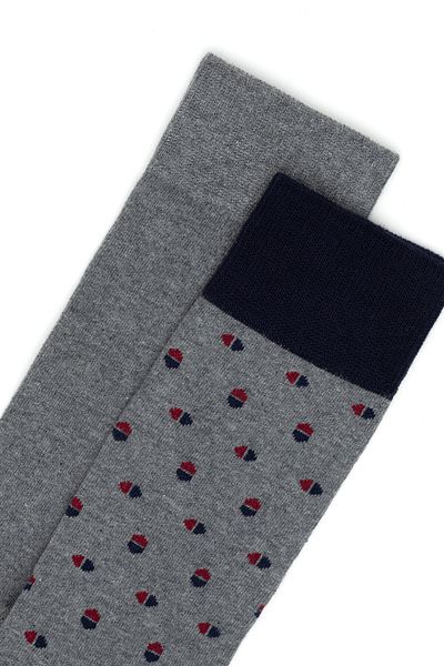 U.S. Polo Assn. Men's Gray Melange Socks 50274167 -Vr086