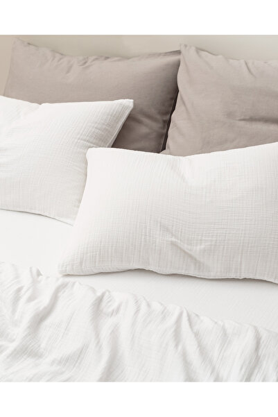 Madame Coco King Size Marla Muslin Duvet Cover Set - Elastic