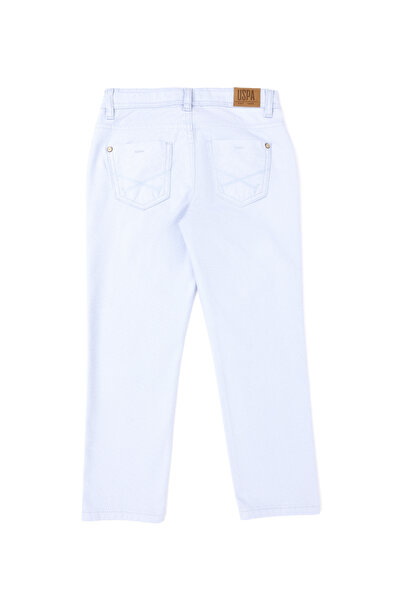 U.S. Polo Assn. Erkek Çocuk Açık Mavi Kanvas Pantolon 50283955-VR003