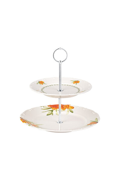 Madame Coco İğde Desenli 2 Katlı Kek Standı