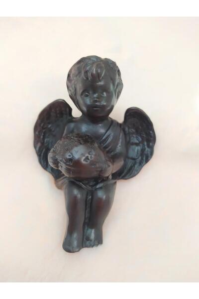 Hd Marketim Black Figurine - Hdmarketim Angel Romantic Authentic Sculpture