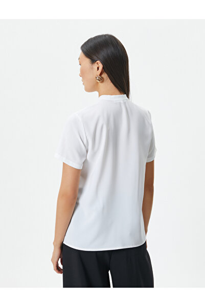 Koton Magnificent galléros ing rövid ujjú köntös