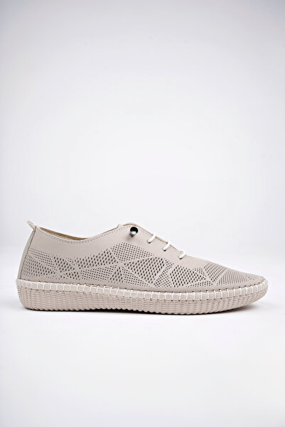 Deripabuc Γνήσιο δέρμα με ασημί στάμπα Γυναικεία casual δερμάτινα παπούτσια Dp62-8001