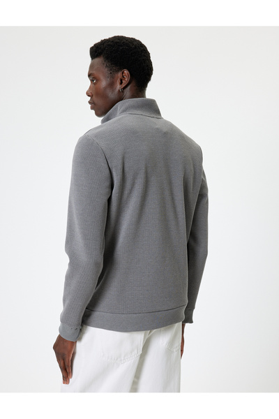 Koton Αντρικός ιδρώτας Anthracite - Μοντέλο 5wam70041mk