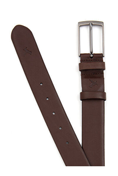 Cacharel Kahverengi Klasik Deri Kemer 50250694-400