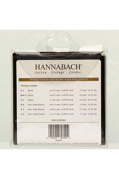 Hannabach 825 Mt Classical Guitar String