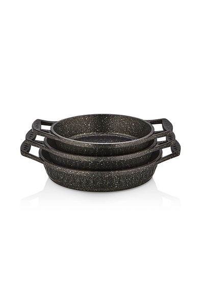 Esta Cast Granite Luxury Pan Set of 3 (18-20-22 Cm)