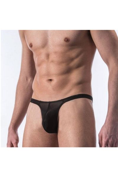 Bacio Ανδρικά εσώρουχα από μαύρο τούλι Fancy See-through