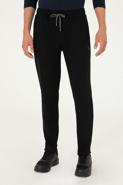 U.S. Polo Assn. Μαύρο Slim Fit Ανδρικό Φούτερ - Ίσιο πόδι 50289055 -vr046