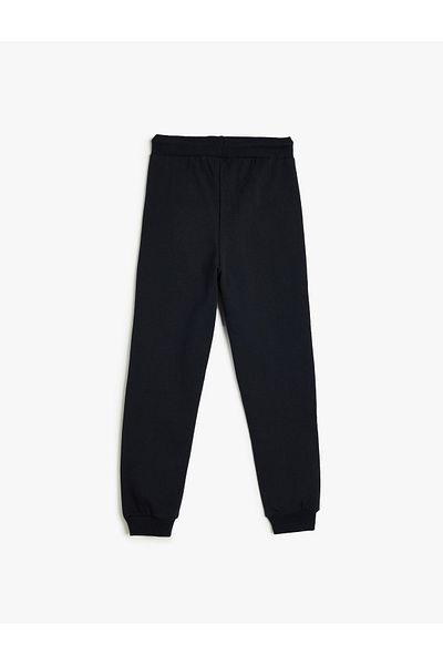 Koton Jogger Sweatpants με τσέπες - στάμπα και δέσιμο στη μέση