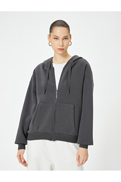 Koton Oversize mikina Kangaroo Pocket s kapucí