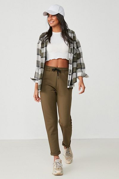 C&City Doppelbein-Jogginghose 807 Khaki