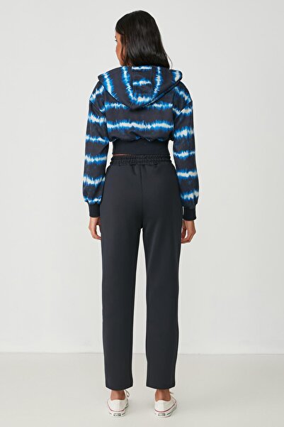 C&City Φούτερ με πλισέ στη μέση και τα πόδια 810 Navy Blue