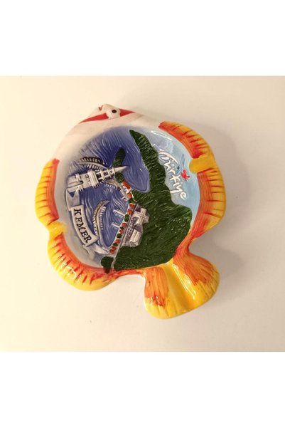 Hd Marketim Ashtray Ash Tray Ceramic Fish Look Belt Themed Home Office Decor