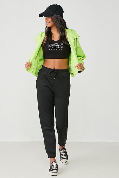 C&City Basic Jogger Sweatpants 802 Μαύρο