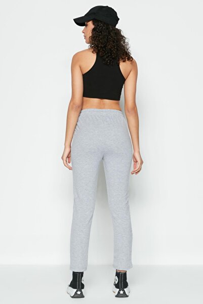 C&City Straight Leg Sweatpants 733 Gray