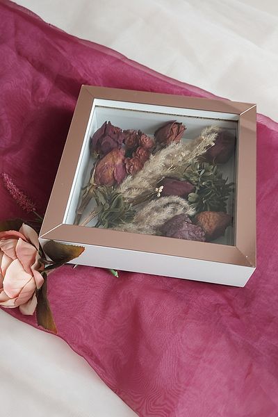 Verda Çerçeve 20x20x5 cm Νέο Μόδα Μοτίβο Λουλουδιών Κορνίζα Μνήμης