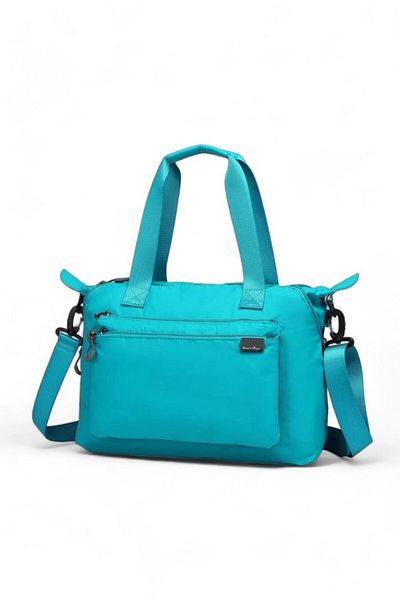SMART BAGS Geantă de umăr pentru femei turcoaz ultra ușoară Smb-3139
