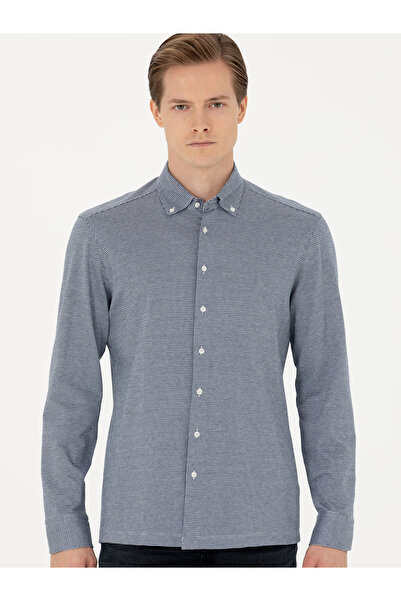 Cacharel İndigo Slim Fit Uzun Kollu Gömlek 50255655-VR028
