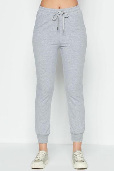 C&City Jogger Manşet Spor Eşofman Altı 735 Gri