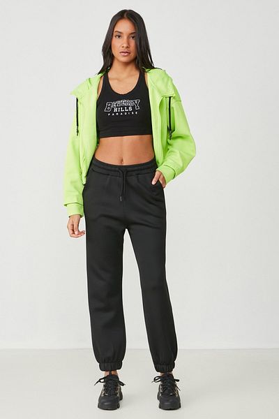 C&City Jogger Elastic Sports Φούτερ 806 Μαύρο