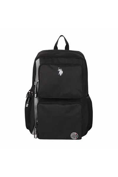 U.S. Polo Assn. Baza. Geantă de școală Polo Neagră Plcan24006
