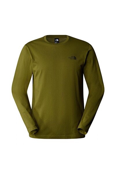 THE NORTH FACE M L/s Sımple Dome Tee Erkek Sweat Nf0a87qnpıb1