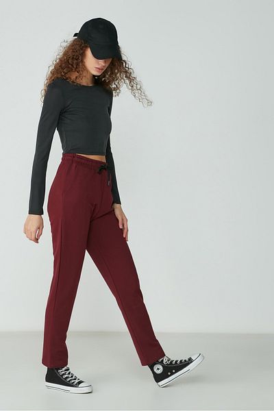 C&City Φούτερ ίσιο πόδι 733 Claret Red