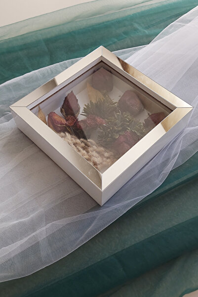 Verda Çerçeve 20x20x5 cm New Fashion Flower Pattern Memory Frame