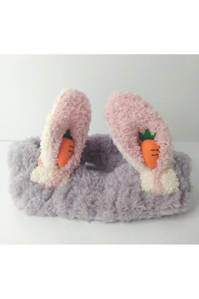 Hd Marketim Bandana de pluș 1 bucată drăguț ureche de iepure morcov cerc și bentiță