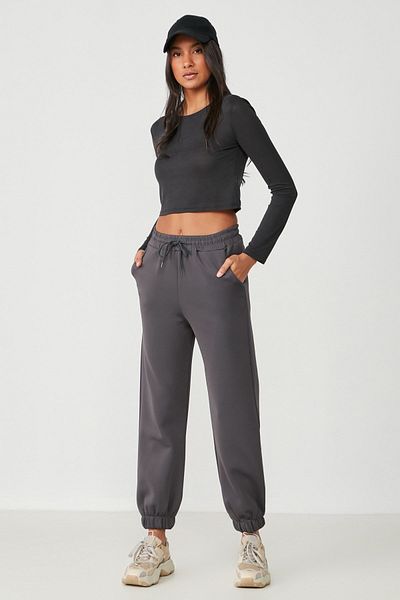 C&City Jogger Elastic Sports Sweatpants 806 Smoked