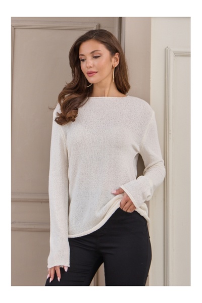 Elif Özbey Butik Πλεκτά εκρού Massi Model Thin Mercerized