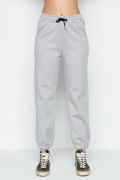 C&City Jogger Lastikli Spor Eşofman Altı 806 Gri