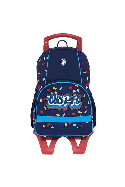 U.S. Polo Assn. Us Polo. Assn. Boy's Backpack - Wheeled Pltrl24156