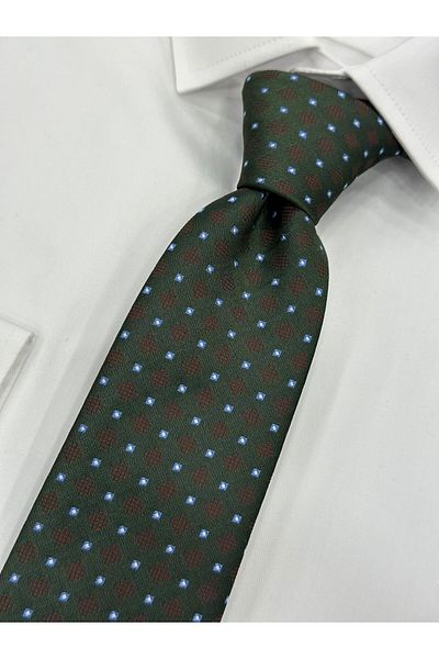 Pierre Cardin PIERRE CARDIN WOVEN PATTERNED GREEN BLUE NECKLACE