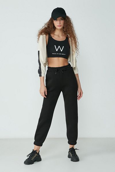 C&City Basic Jogger Sweatpants 902 Μαύρο