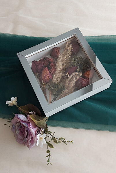 Verda Çerçeve 20x20x5 cm New Fashion Flower Pattern Memory Frame