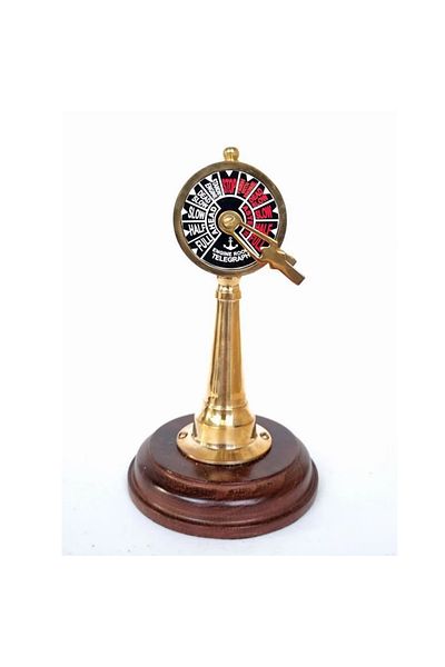 Hediye Sahibi Brass Machine Telegraph 17*9 cm