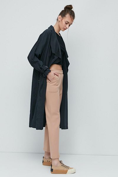 C&City Φούτερ 904 Cream Wide Leg Flared